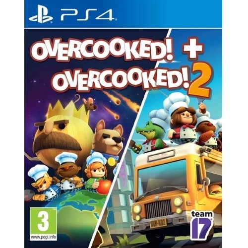  Overcooked & Overcooked 2 (Double Pack)  PS4  